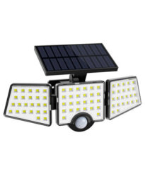 Lepro Solar Security Lights, 1200Lm Solar Floodlights Motion Sensor With 360 Degree, 3 Heads, Waterproof Solar Lights Outdoor - thumbnail 1