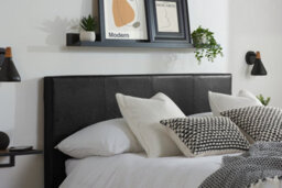 Birlea Berlin King Ottoman Bed Frame In Black - thumbnail 3