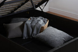 Birlea Berlin King Ottoman Bed Frame In Black - thumbnail 5