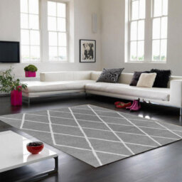 Asiatic Albany Diamond Silver Rug-200Cm X 290Cm - thumbnail 1