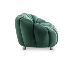 Velvet Bottle Green 2 Seater Sofa - thumbnail 5