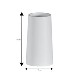 Showerdrape Alto White 2 Set - Liquid Soap Dispenser And Tumbler - thumbnail 5