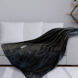 Schallen Luxury Waffle Soft Heated Warm Throw Over Blanket With Timer & 10 Heat Settings - Waffle Charcoal - thumbnail 4