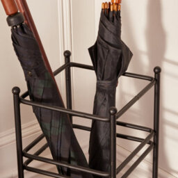 Dibor Traditional Heavy Duty Iron Black Umbrella Holder Stand - thumbnail 5