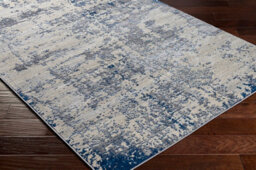 Livabliss Monaco-Abstract Blue Charcoal Grey Modern Marble Living Dining Bedroom Rug 160 X 220 Cm Easy Care, Non Shedding - thumbnail 6