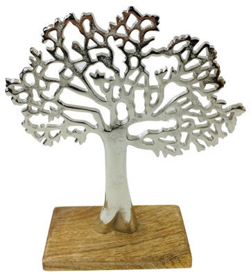 Garden Greatness Silver Tree Ornament - image 1