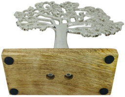 Garden Greatness Silver         Tree         Ornament - thumbnail 3