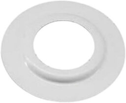 Sisi UK Heavy Duty Metal Adaptor Lamp Shade Reducer Ring White Plate Light Fitting Washer Converter Modern Fixture Lampholder Reducer X 1