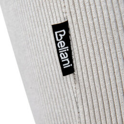 Beliani Set Of 2 Dining Chairs Loverna Corduroy Off-White - thumbnail 9