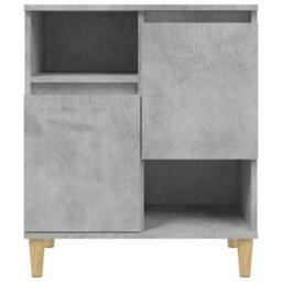 Berkfield Sideboards 2 Pcs Concrete Grey 60X35X70 Cm Engineered Wood - thumbnail 6