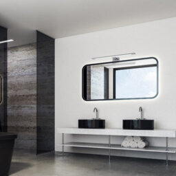 Milagro Shine Chrome Led 12W Wall Lamp Stylish Polished Chrome Light With Ip44 Rating Perfect For Mounting Above A Bathroom Mirror - thumbnail 5