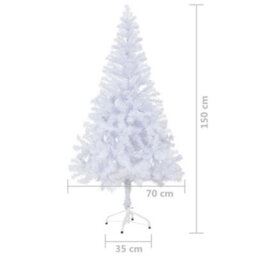Berkfield Artificial Christmas Tree With Stand 150 Cm 380 Branches - thumbnail 8