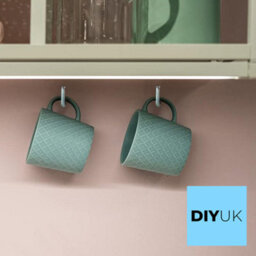 DIYUK Hooks For Hanging L Shape With Plug M8X40mm ( Pack Of: 10 ) Square Screws Hook Wall Hanger - thumbnail 4