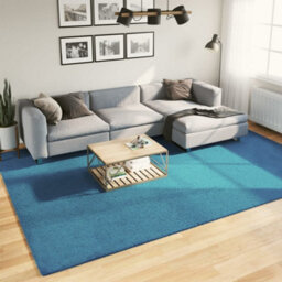 Berkfield Rug Oviedo Short Pile Turquoise 240X340 Cm - thumbnail 1