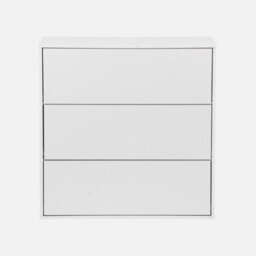 Sweeek - Chest Of Drawers 3 Drawers White 70X35X70 Cm - Kompo - thumbnail 3