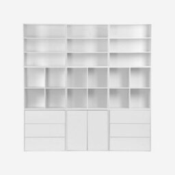 Sweeek - Chest Of Drawers 3 Drawers White 70X35X70 Cm - Kompo - thumbnail 7