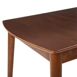 Beliani Extending Dining Table Toms Dark Brown 100/130 Cm 80 Cm - thumbnail 7