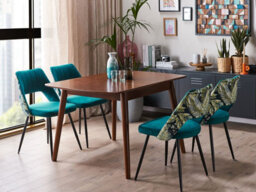 Beliani Extending Dining Table Toms Dark Brown 100/130 Cm 80 Cm - thumbnail 2