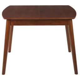 Beliani Extending Dining Table Toms Dark Brown 100/130 Cm 80 Cm - thumbnail 6
