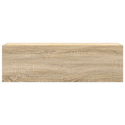 Walplus Bathroom Wall Cabinet Sonoma Oak 100X25X30 Cm Engineered Wood - thumbnail 5