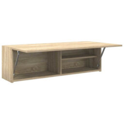 Walplus Bathroom Wall Cabinet Sonoma Oak 100X25X30 Cm Engineered Wood - thumbnail 6