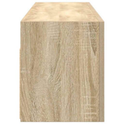 Walplus Bathroom Wall Cabinet Sonoma Oak 100X25X30 Cm Engineered Wood - thumbnail 7