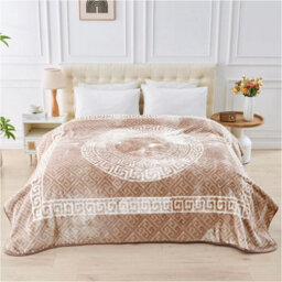 Gc Gaveno Cavailia Faux Fur Blanket Throw Mink Thermal Warm Fleece Throw Blanket Greek Deep Sleeping Anxiety Relief 200 X 240 Cm