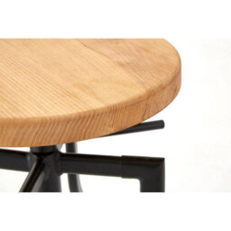 Orsina Durable Ash Seat Bar Stool, Stylish Ash Wood Kitchen Bar Stool, Versatile Bar Stool, Height Adjustable Stool - thumbnail 5