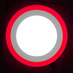 Long Life Lamps Company 18W Recessed Ceiling Led Round Ring Panel Red - thumbnail 4