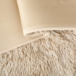 Ameha Large Bedroom Shaggy Rug Thick Pile Large Area  Living Room Beige 160X230 Cm For Bedroom Carpets - thumbnail 5