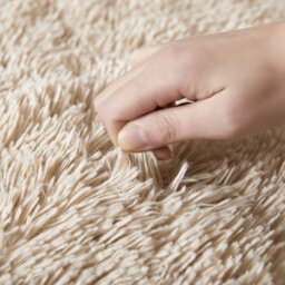 Ameha Large Bedroom Shaggy Rug Thick Pile Large Area  Living Room Beige 160X230 Cm For Bedroom Carpets - thumbnail 4