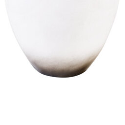 Beliani Black And White 46Cm Terracotta Decorative Vase - thumbnail 6