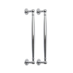 Homestylestore 600 X 650mm Navy Blue Wall Mounted Mirrored Door Bathroom Cabinet And Chrome Classic T Bar Handles - thumbnail 2