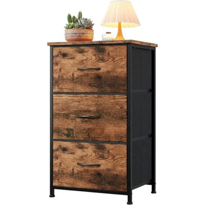 3 Drawer Dresser Chests Of Drawersstorage Organizer For Bedroom Living Room - image 1