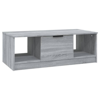 Berkfield Stylish Coffee Table Grey Sonoma 102X50X36 Cm Engineered Wood - image 1