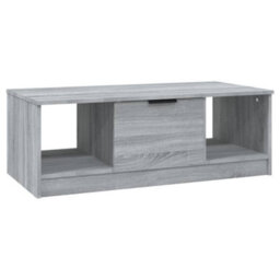 Berkfield Stylish Coffee Table Grey Sonoma 102X50X36 Cm Engineered Wood - thumbnail 1