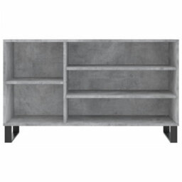 Berkfield Shoe Cabinet Concrete Grey 102X36X60 Cm Engineered Wood - thumbnail 4