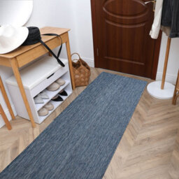 RugsX Carpet, Runner Sisal Sion A5165A Melange Flat Woven Navy Blue 70X200 Cm - thumbnail 1