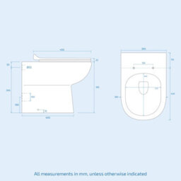 Nes Home Ellen 550mm Flat Pack Vanity Basin Unit, Wc Unit, Elso Back To Wall Toilet, Mono Mixer & Wate White - thumbnail 9