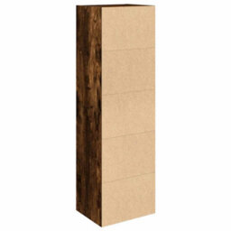 Berkfield Bookcase Smoked Oak 31X24X102 Cm Engineered Wood - thumbnail 7