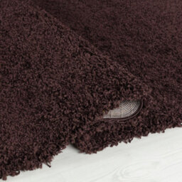 Wadan 80X150Cm Brown Shaggy Rug - Rectangular Soft Touch Thick Pile Modern Area Rug - Rugs For Living & Bedroom Non Shedding - thumbnail 2