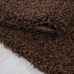 Wadan 80X150Cm Brown Shaggy Rug - Rectangular Soft Touch Thick Pile Modern Area Rug - Rugs For Living & Bedroom Non Shedding - thumbnail 3