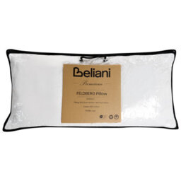 Wyld And Coco High Loft Duck Down Pillow 40 X 80 Cm, Breathable Cotton Cover, Elevated Support For Luxury Sleep - thumbnail 5