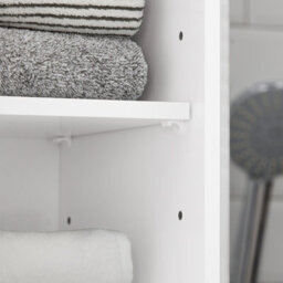 Sobuy Bzr109-W, Bathroom Tall Cabinet Cupboard Storage Cabinet,white,w30Xd30Xh170 - thumbnail 6