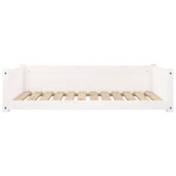 Berkfield Rustic Dog Bed White 105.5X75.5X28 Cm Solid Pine Wood - thumbnail 5