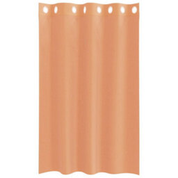 Walplus Voile Curtains With Grommets 2 Pcs Terracotta - thumbnail 4