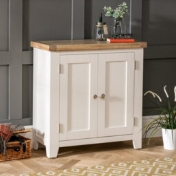 The Furniture Market Cheshire Cream Small 2 Door Cupboard - thumbnail 2