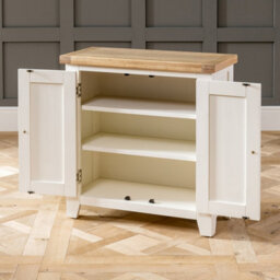 The Furniture Market Cheshire Cream Small 2 Door Cupboard - thumbnail 6