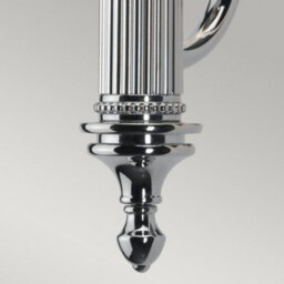 Luminosa Lighting Elstead Carroll 1 Light Bathroom Wall Light Polished Chrome Ip44, G9 - thumbnail 3