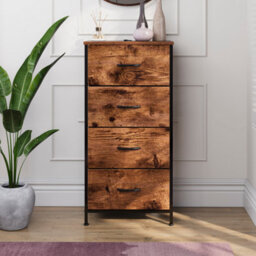 Lassic Vida Designs Chorley 4 Drawer Fabric Ukfr Chest Of Drawers, Rustic Brown - thumbnail 5